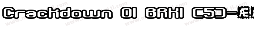 Crackdown O1 BRK1 (5)字体转换